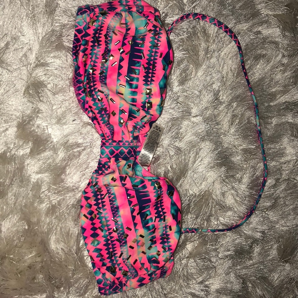 Pink bathing suit top